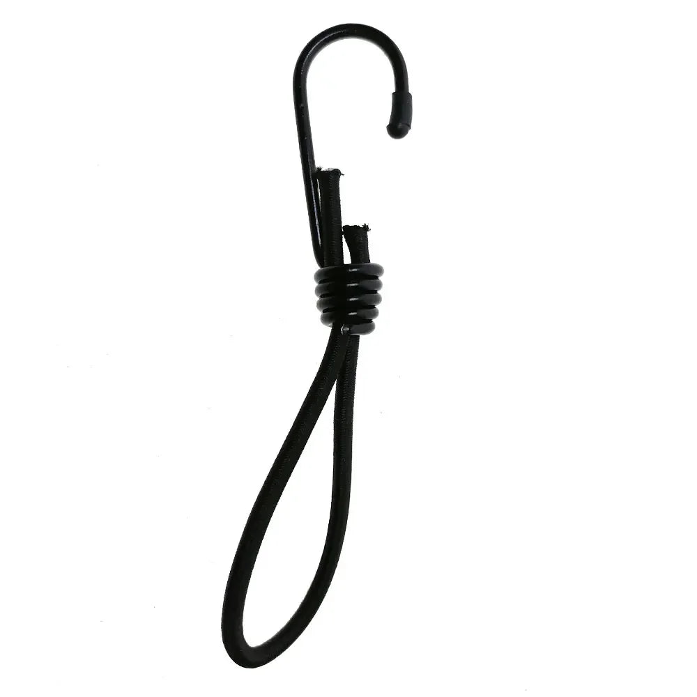 4 pcs 6" Elastic Hook Bungee Loop Cord Tie Down Strap Wire Fix Canopy Tarp Tent Kayak Shock Cord Bungee Rope Luggage Straps DIY Oasis Select