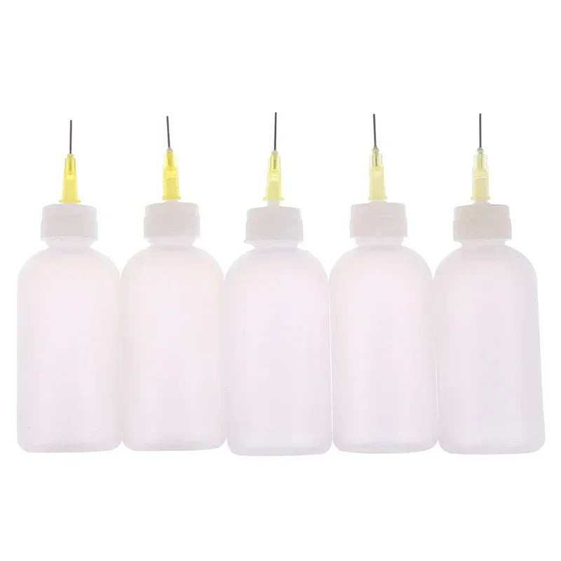 1pcs Multi-purpose 50ml Needle Dispenser Dispensering Bottle Rosin Solder Liquid Glue Bottle Oasis Select
