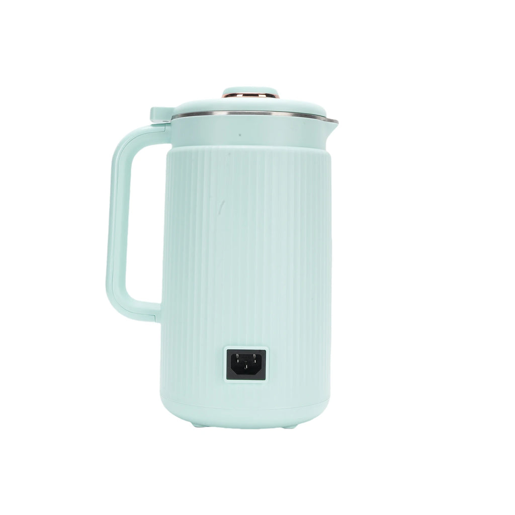 Soy Milk Maker 8-in-1 Programmable Blender with Digital Display 12 Stainless Steel Blades Auto Cleaning 8H Keep Warm Function Oasis Select green US