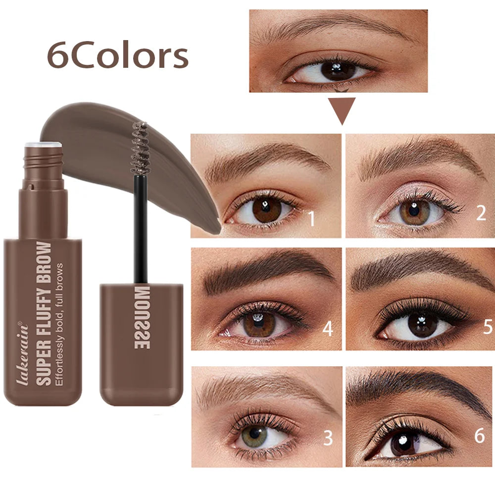 Superfluff Volumizing Brow Mousse Eyebrow Gel Thick Eyebrows Tint Tinted Brow Gel Multiple Color Long-Lasting Waterproof Makeup Oasis Select