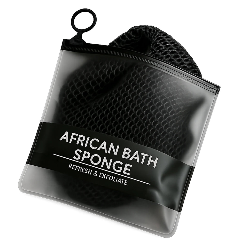 Exfoliating Back Scrub Bath Towel – Dead Skin Remover Exfoliating Bath Towel Oasis Select Black