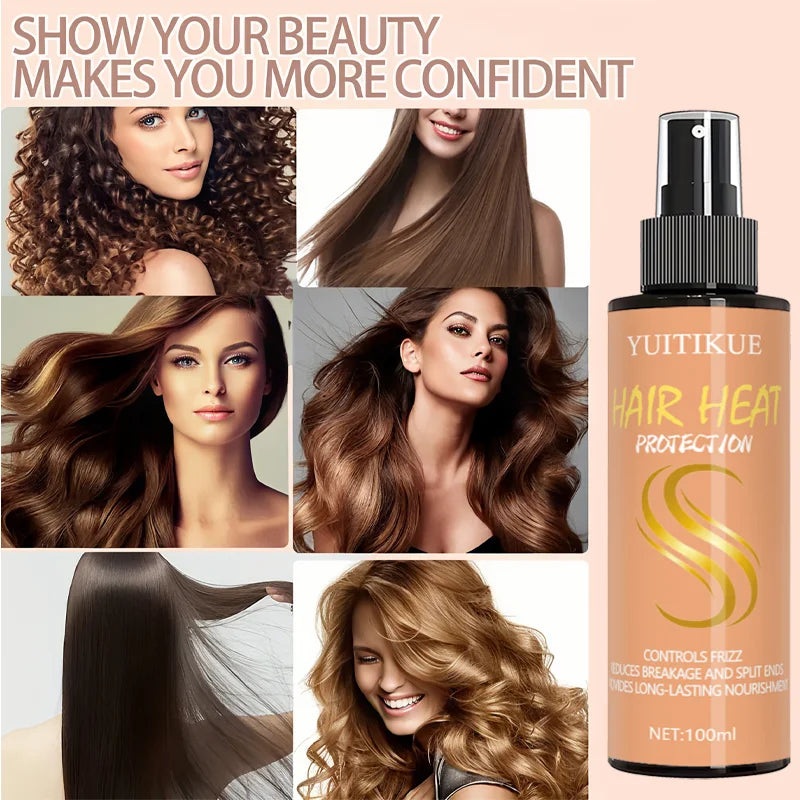 YUITIKUE Silky Hair Spray – Heat Protection & Silk Care
