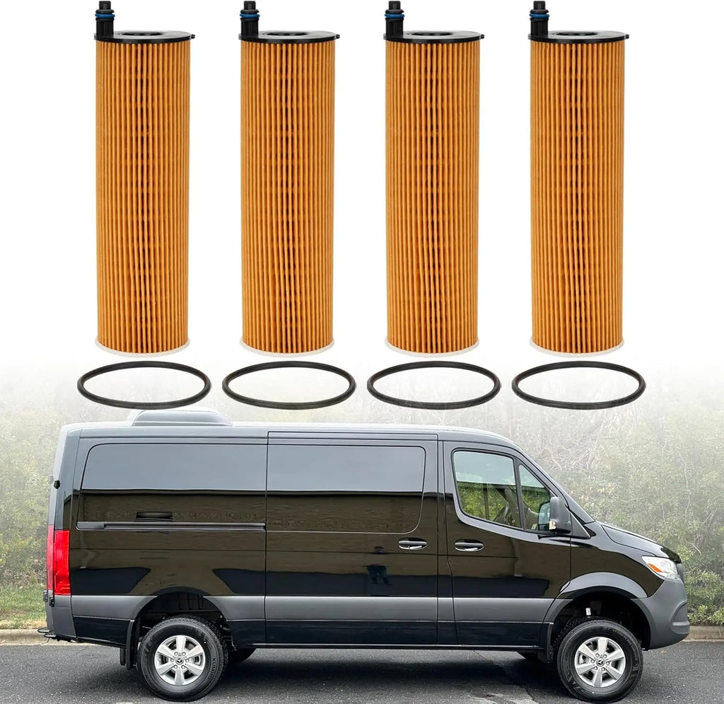 High Efficiency Engine Protection Oil Filter A6541801100 6541801100 HU6020Z For Mercedes-Benz C180d C220d E220D E300D W213 GLC Oasis Select 4PCS