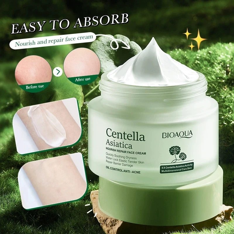BIOAQUA Centella Asiatica Face & Eye Cream Set – Anti-Aging Face & Eye Cream Set Oasis Select