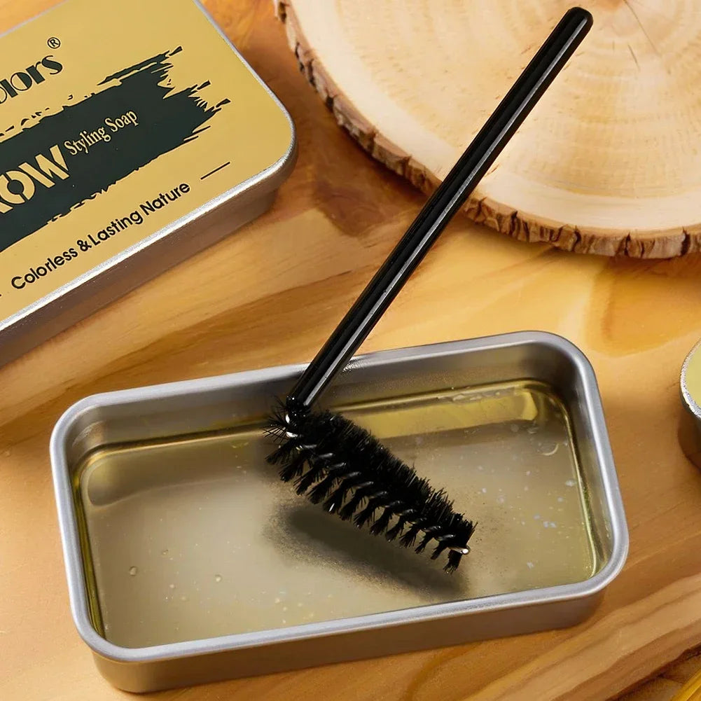 10g Waterproof 3D Eyebrow Styling Cream Quick Drying Natural Wild Brow Pomade Setting Gel Wax Sculpt Soap Oasis Select