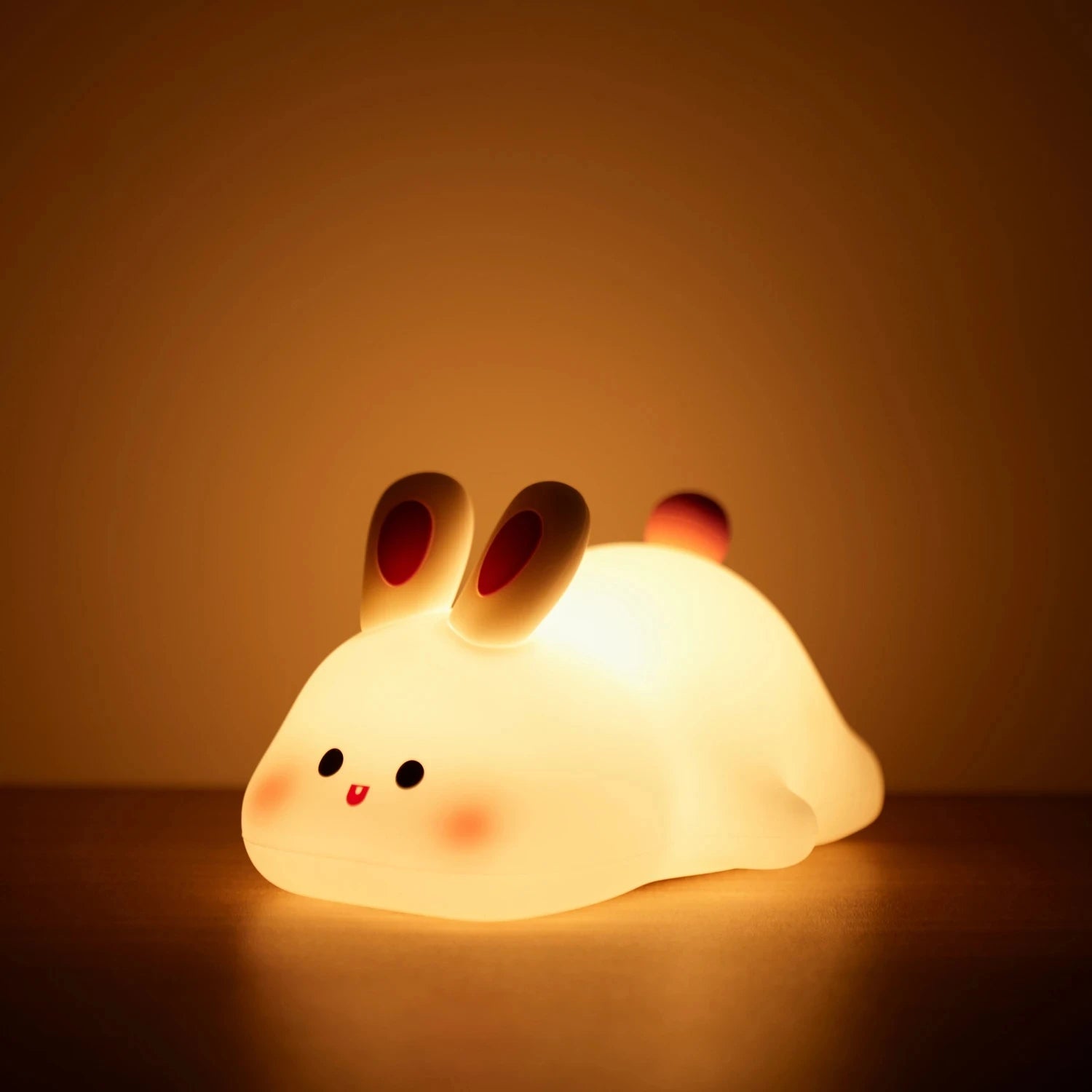 Animal Silicone Night Light – Rechargeable LED Kids Bedside Lamp Silicone Night Light Oasis Select Rabbit Night Light