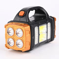 7 LED Rechargeable Camping Flashlight | COB Side Light & Solar