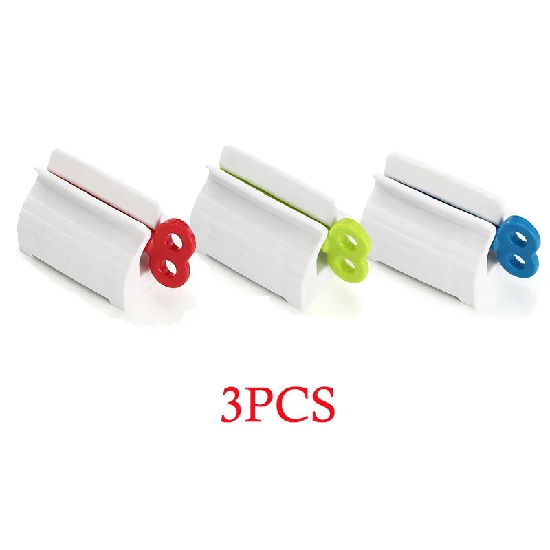 1 roller tube toothpaste squeezer, toothpaste holder, bathroom rotary paste dispenser Oasis Select A-3pcs