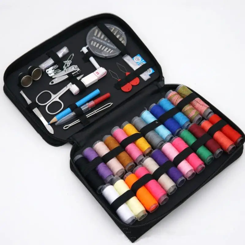 86/172pcs Sewing Kit With Threads Needles Scissors Tape Measure Buttons Storage Bag Portable Travel Sewing Box Tools Oasis Select