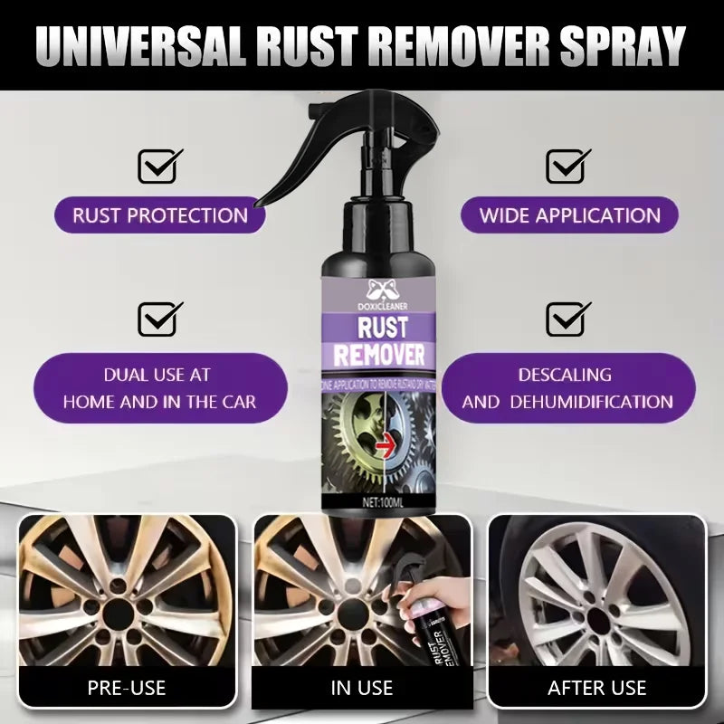 100ml Rust Remover Spray – Tires, Hubs, Gears & Tools