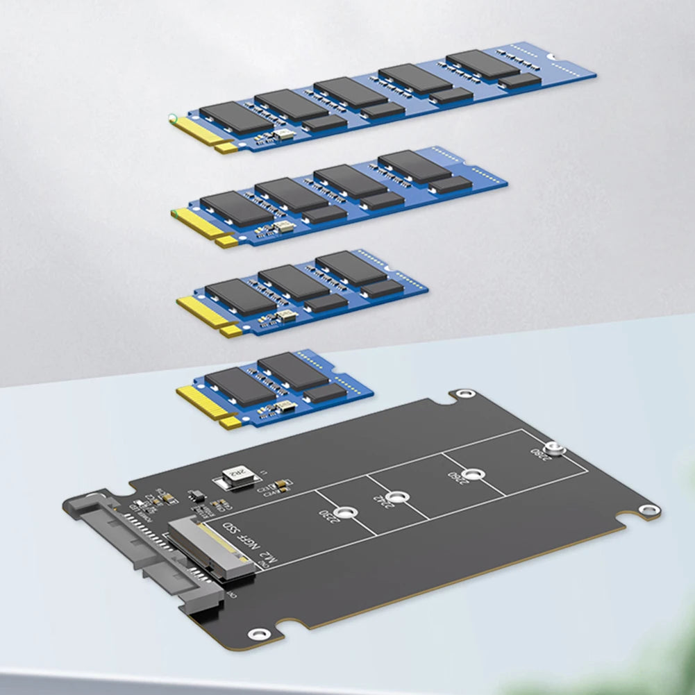 M.2 NGFF B Key to 2.5" SATA SSD Enclosure – 6Gbps, 2230–2280 SSD Drive Enclosure Oasis Select