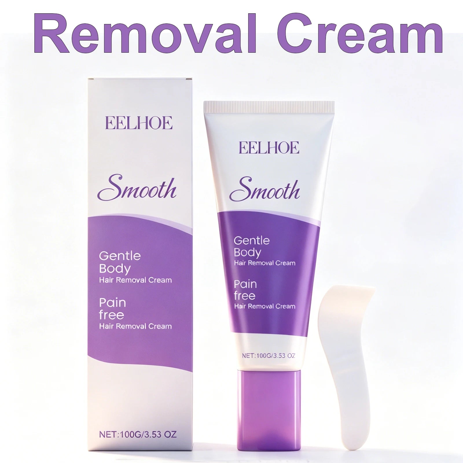 100g Gentle Hair Removal Cream Moisturizing Depilatory Body Care Smooth Firming Skin Relieve Discomfort Daily Use For Women Men Oasis Select