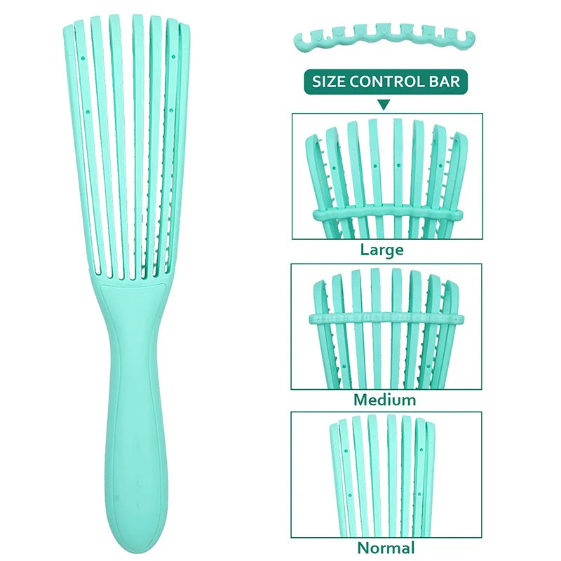 Hair Comb Detangling Brush Scalp Massage Hair Brush Detangler Brush for Curly Hair Thick Hair Octopus Hairbrush Women Men Salon Oasis Select