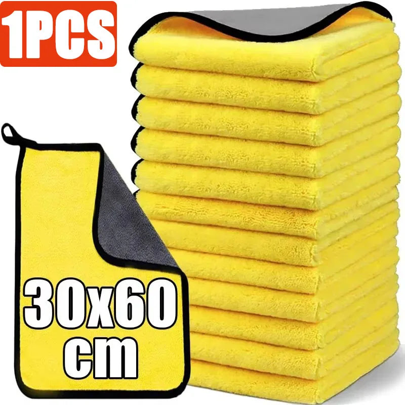 1/3/5/8/10Pcs Plush Microfiber Towel Car Wash Accessories Super Absorbent Car Cleaning Detailing Cloth Auto Care Drying Towels Oasis Select 30x60cm-1pcs Superfine Fiber