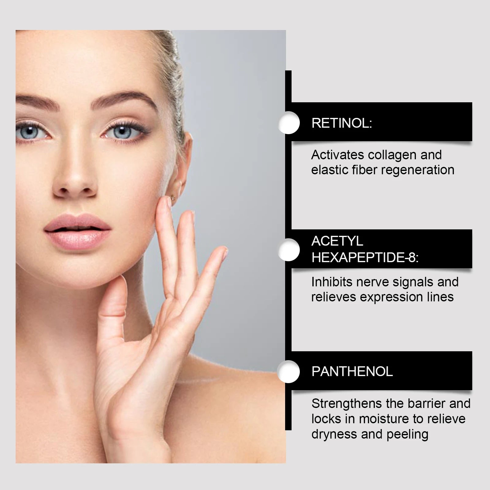 Retinol Firming Serum 30ml Anti Wrinkle Shrink Pores Sensitive Skin Brighten Relieve Dryness Hydrating Face Essence Nourishing Oasis Select