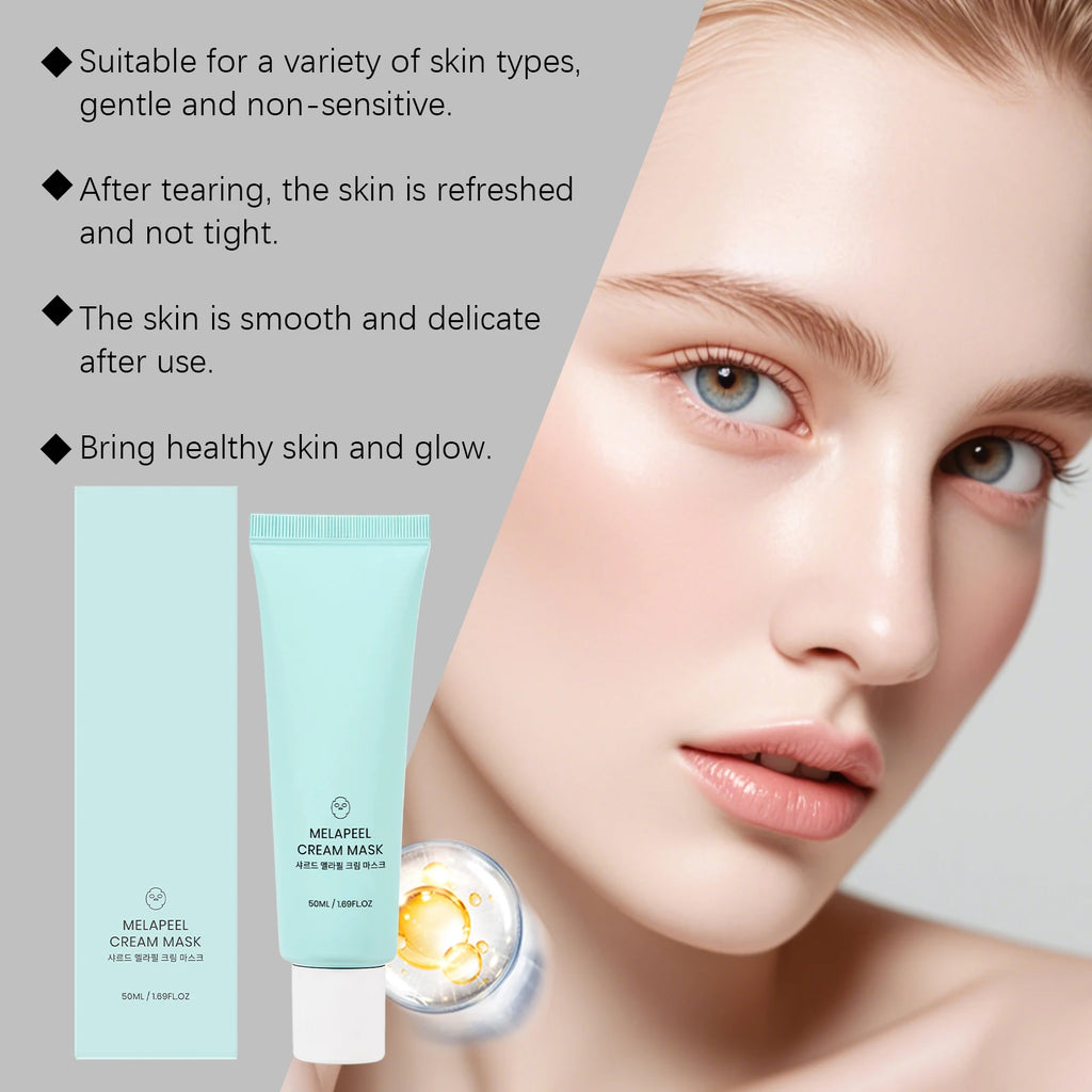Brightening Peel Off Mask Deep Cleansing Hydrating Gentle For All Skin Types Smooth Skin Daily Facial Care Per Oasis Select
