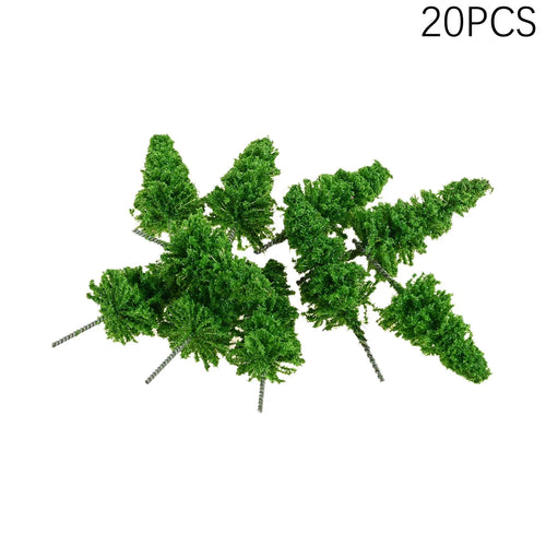 20Pcs Miniature Trees Height 5.4cm Fits for Railway Model Trees,Micro Scene Layout Fits for Decorating Living Rooms,Desktops Oasis Select Default Title