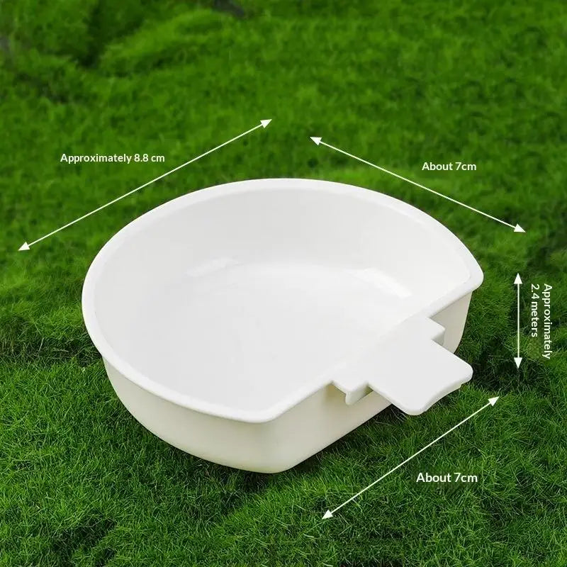Parrot Bird Feeder & Drinker Hanging Bowl | Food Dispenser