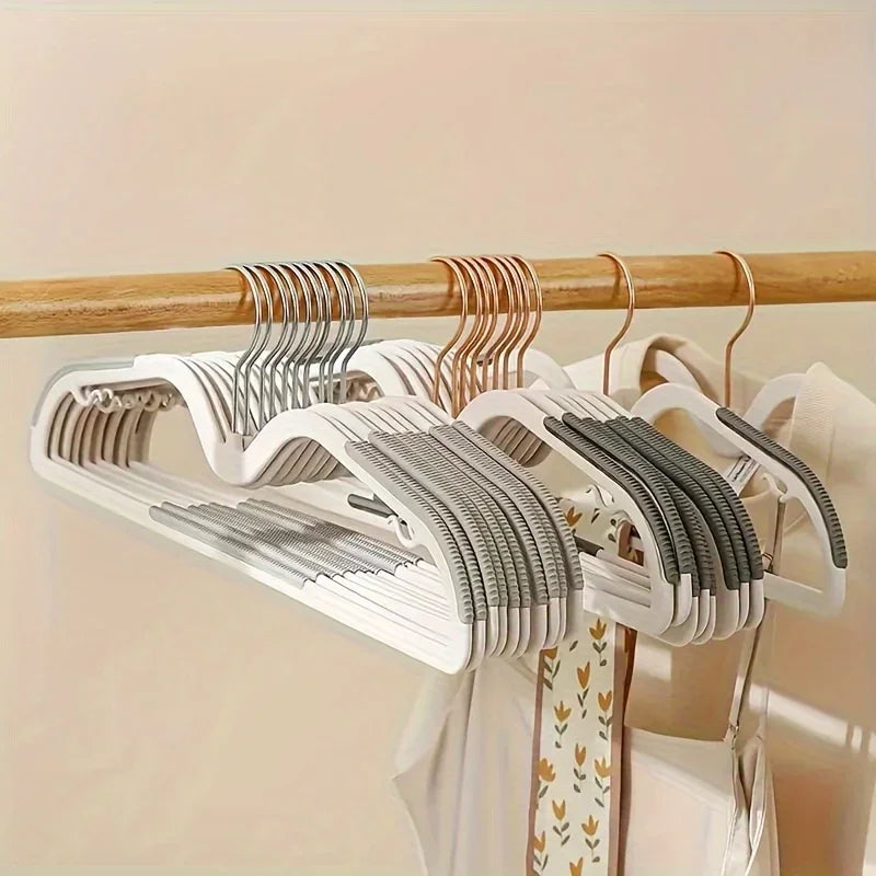 Non-Slip Plastic Hangers -Versatile,Traceless Design for Clothes,Bras & More-Ideal for Home Storage & Retail Display,Hangers Oasis Select