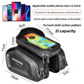 Bicycle bag, front beam bag, mountain road bike, pipe hanging bag, mobile phone bag, waterproof riding accessories Oasis Select C