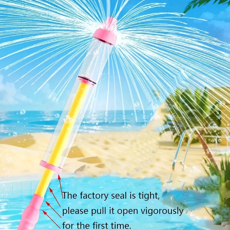 Fireworks Splashing Spray Water Guns Portable Water Squirter Pull-out Outdoor Water Shooters for Atmosphere Water Squirter Game Oasis Select