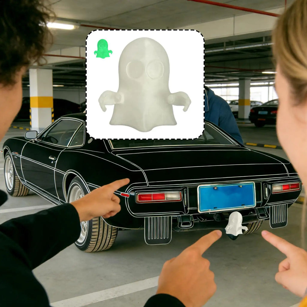 Funny Trailer Hitch Cover Glow In The Dark Vehicle Decoration Trailer Hitch Cover Plug for Men Friends Family Husband Him Oasis Select