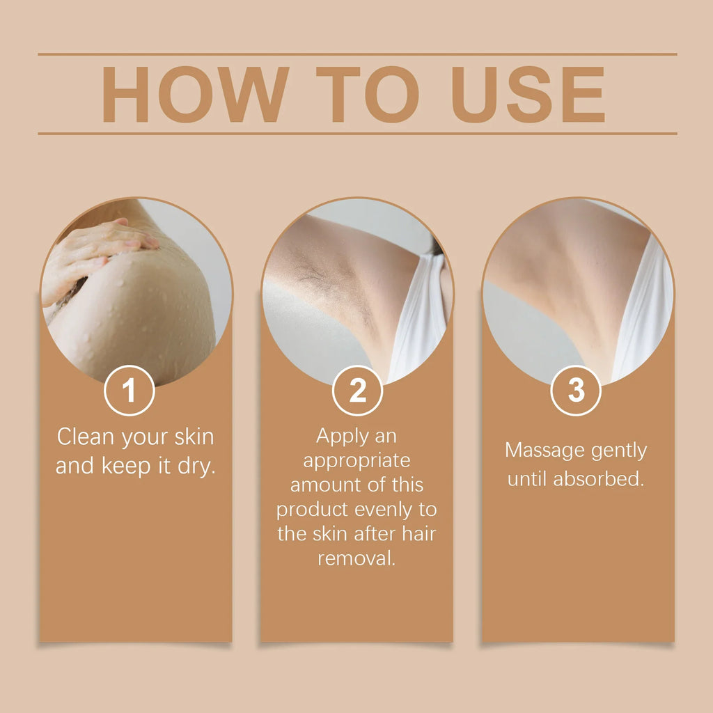 Hair Removal Care Essential Oil Moisturizes and Soothes Skin After Hair Removal, Silky Touch, Plant-Nourishing Care Oil Oasis Select