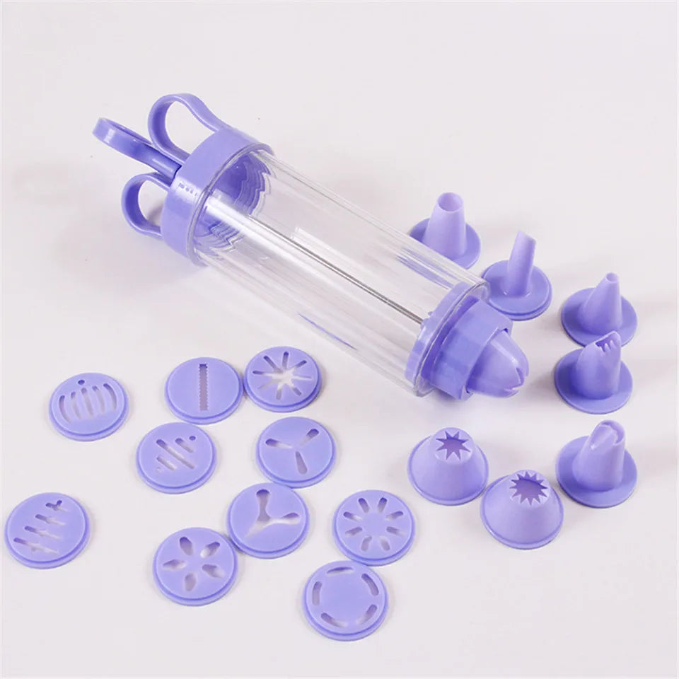 DIY Pastry Cream Gun – Cookie & Cake Decorating Kit Pastry Decorating Gun Oasis Select