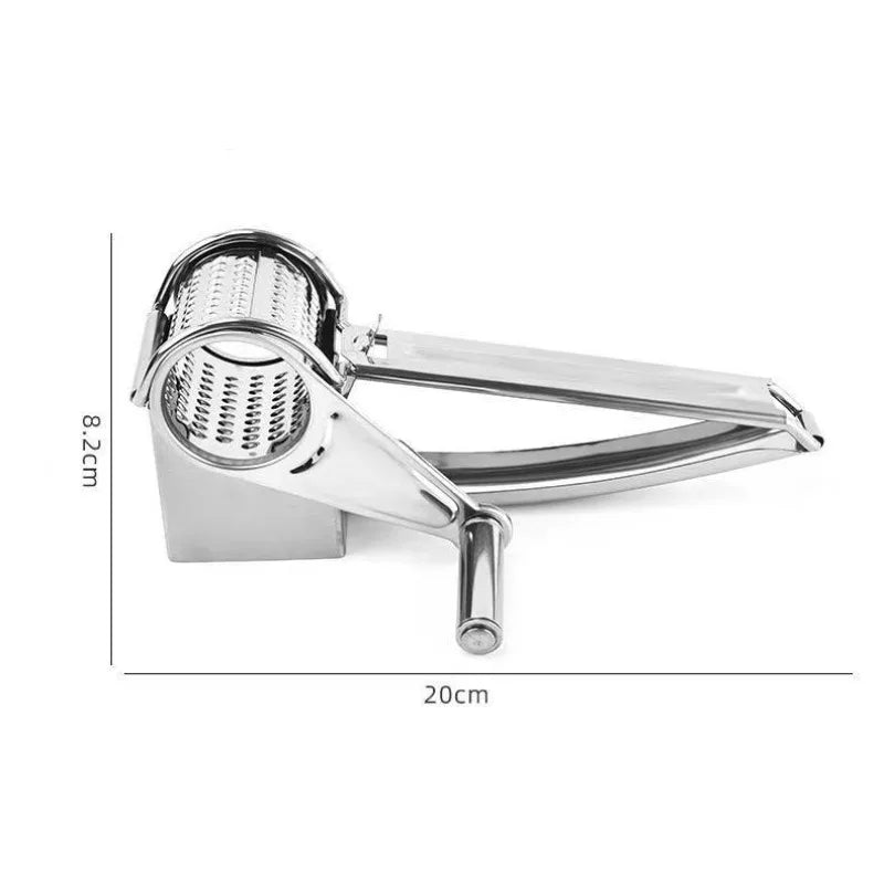 1pcs Stainless Steel Cheese Grinder Hand Cranked Multifunctional Vegetable Chocolate Carrot Nut Slicer Fast Kitchen Tool Oasis Select Cheese planer