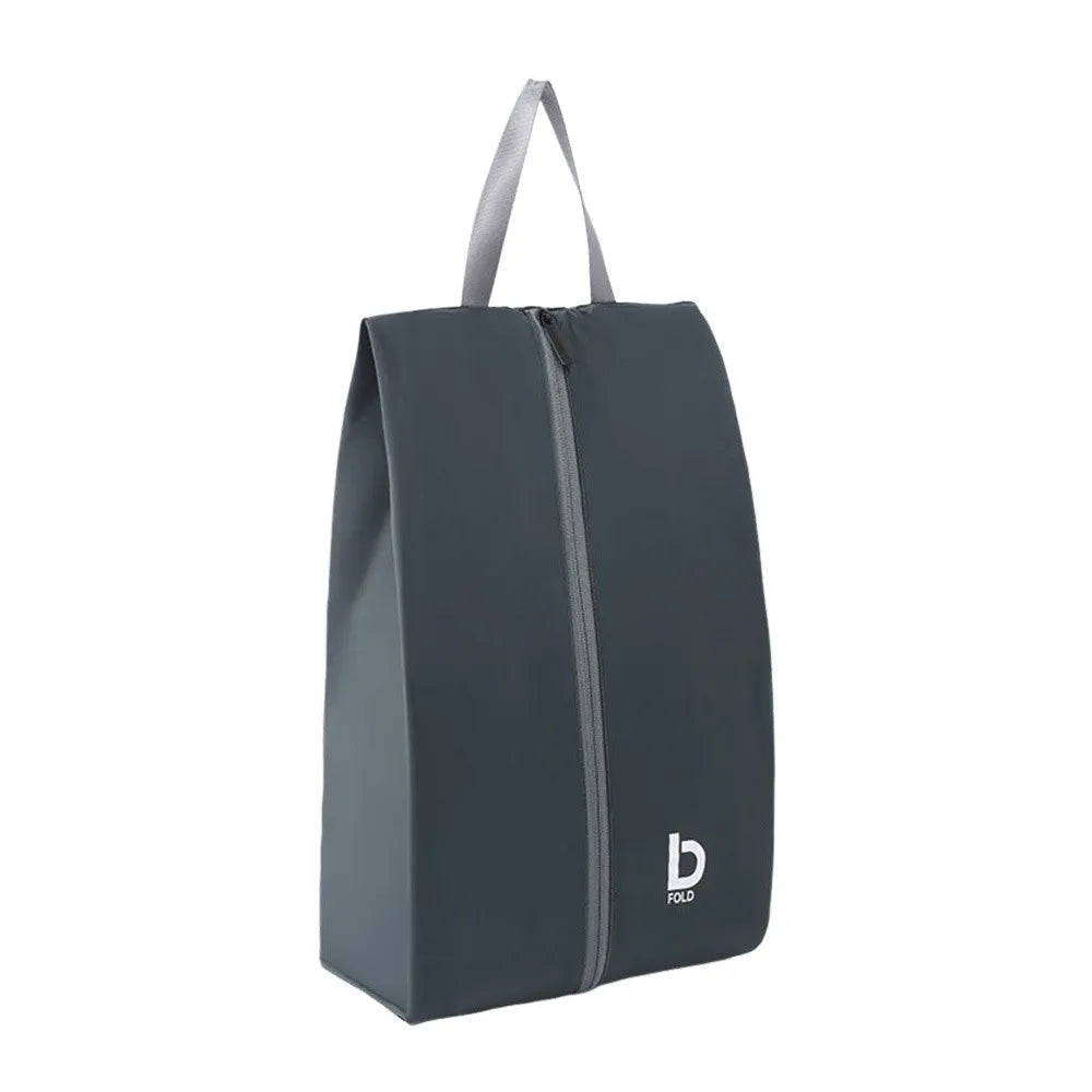 New Waterproof Shoe Storage Bag Nylon Fabric Strong Zipper Travel Bag Dustproof Portable Wardrobe Bag Fitness Sports Oasis Select Dark Green