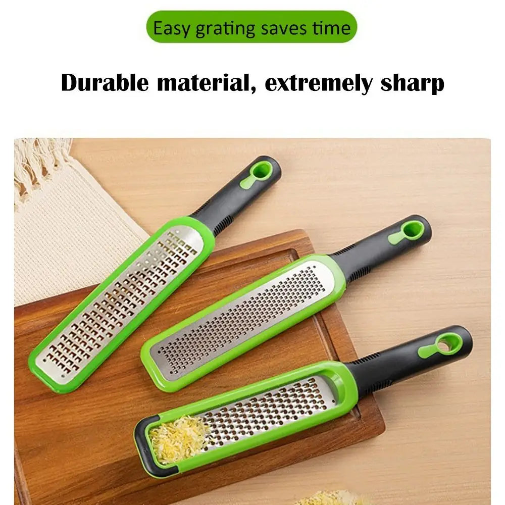 304 Stainless Steel Zester with Handle Sharp Kitchen Utensils Convenient with Protective Cover Fruit and Vegetable Grater Oasis Select