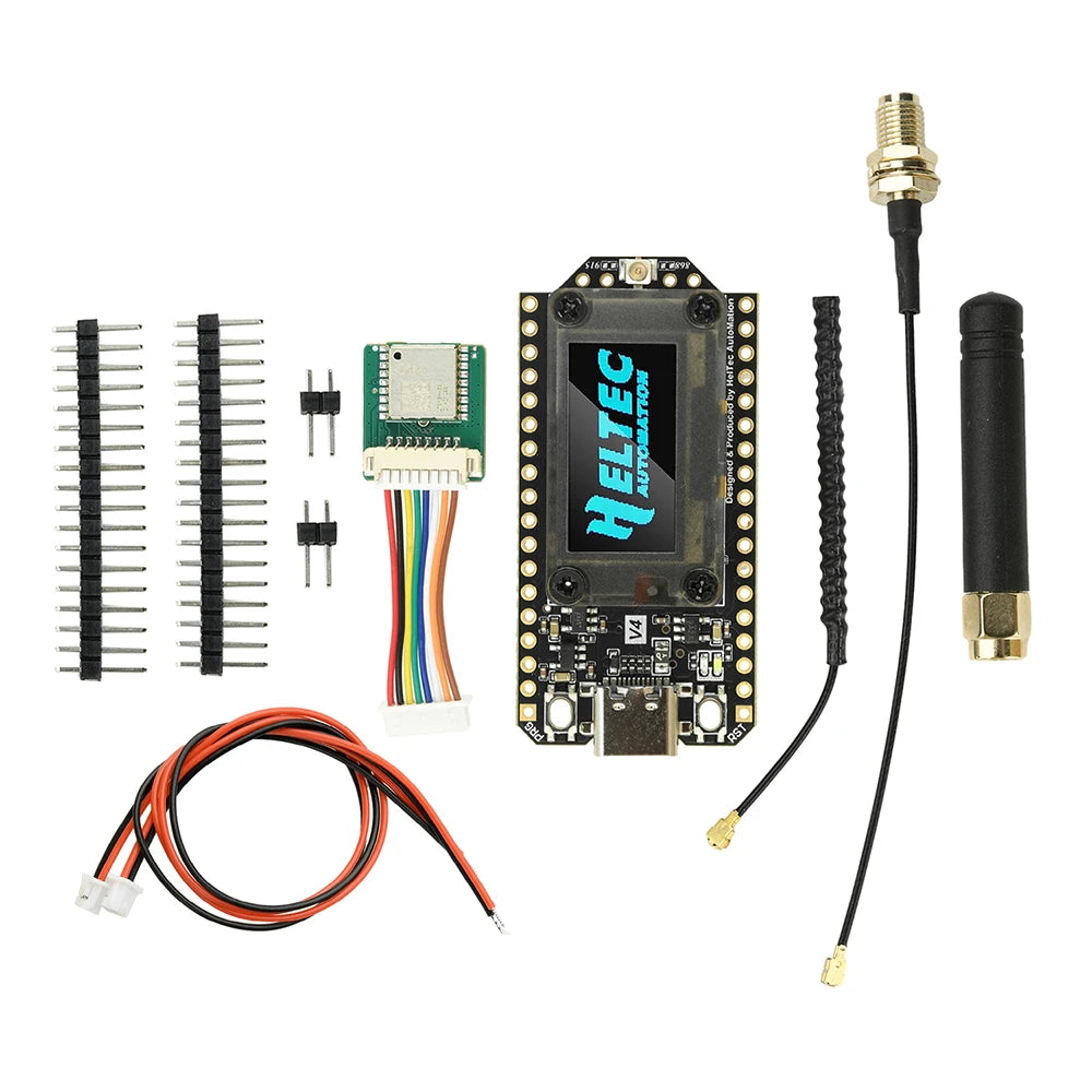 Heltec WiFi LoRa 32 V4 ESP32 SX1262 GPS 0.96 inch OLED Solar Powered Dev-Board WiFi BLE Low Power Type C For Arduino IoT Oasis Select With GPS