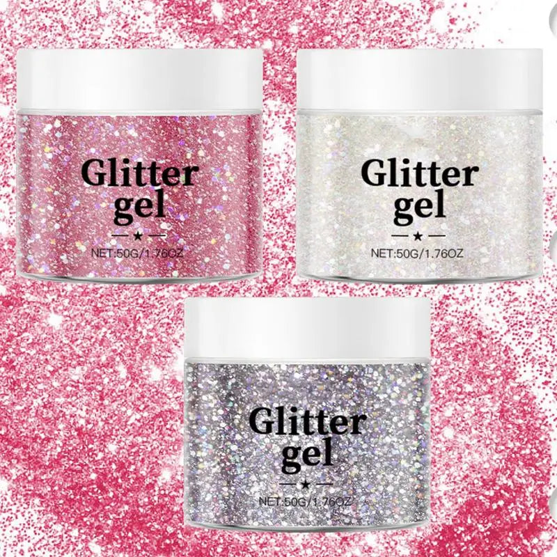 Eye Glitter Nail Hair Body Face Gel Natural Glitter Makeup Eye Glitter Face Body Lip Glitter Eyeshadow Polarizing Stage Makeup Oasis Select