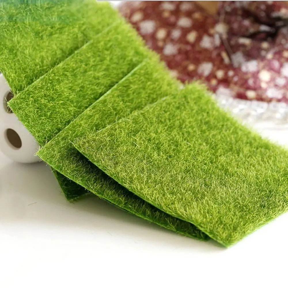 Ecological Lawn Decor Garden Ornament Artificial Turf Fake Moss Simulation Grass Micro Landscape Decor Artificial Grass Oasis Select