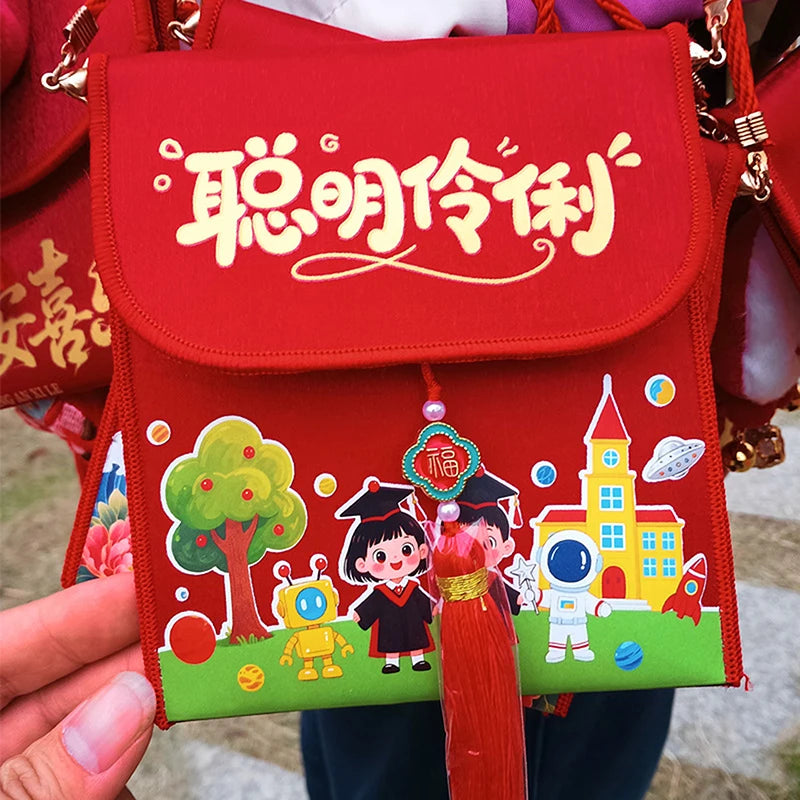 2026 Red Envelopes Chinese New Year Decorations Party Favors Gifts Bags Money Packaging Bags Spring Festival Red Pockets Oasis Select 16.9x8.7x1.1cm 7