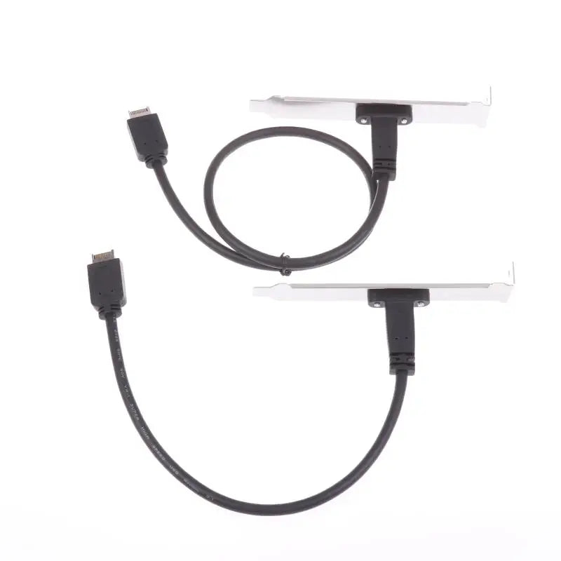 1 Piece Type-E To USB-C Type C Female Connector Extension Wire Cable With Panel Mount Screw 30/50cm USB 3.2 Front Panel Header Oasis Select