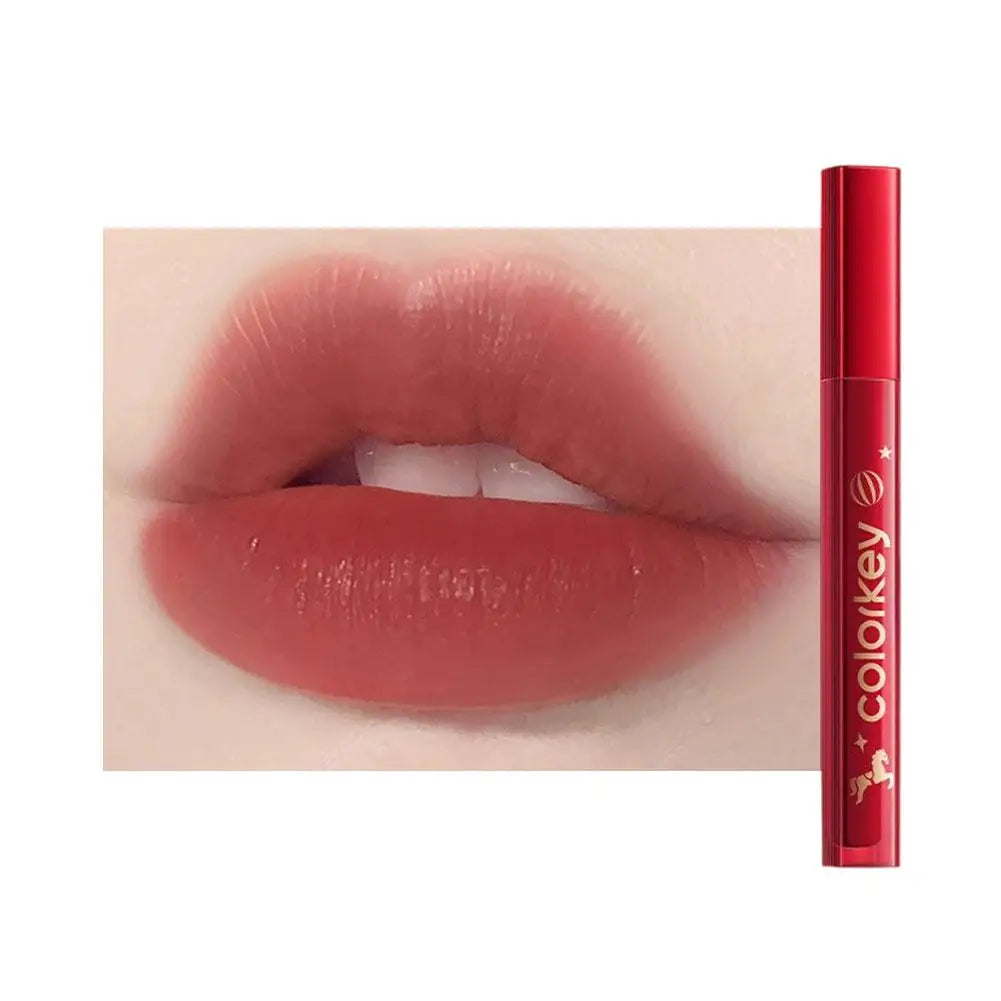 COLORKEY [Year of the Horse Limited Edition] Water Mist Lip Glaze Set Unique Gift Box Matte Velvet Lipstick Eyeshadow Makeup Oasis Select R350