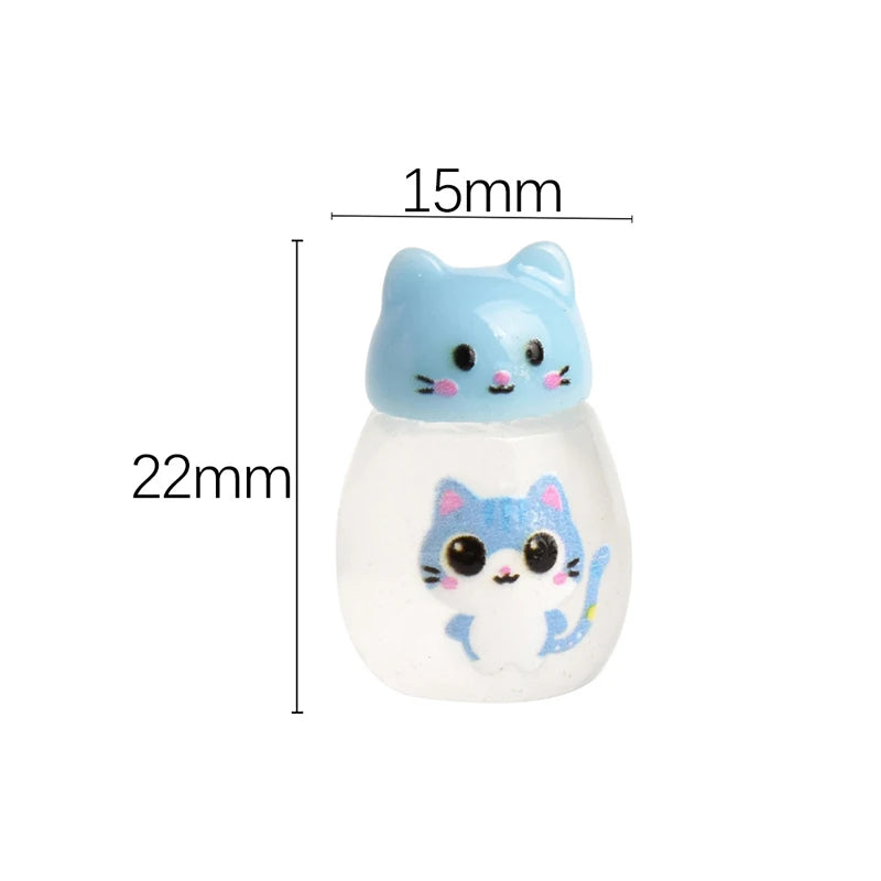 5Pcs Dollhouse Mini Simulation Cartoon Water Cup Model, Desktop Ornaments, Home Micro Decor Props Oasis Select A3