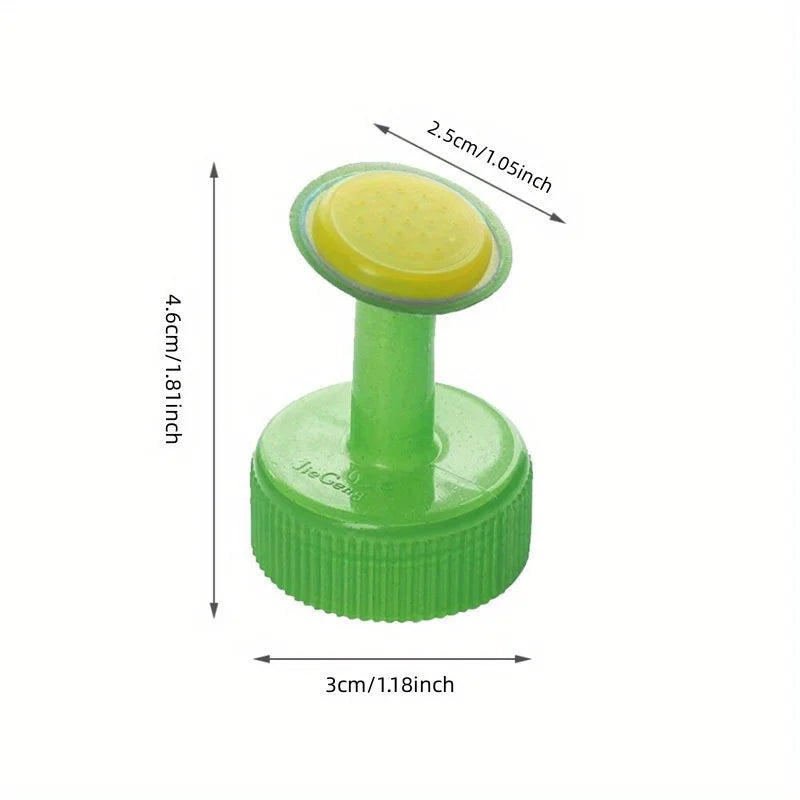 3Pc Mini Bottle Cap Sprinkler Nozzles, Easy-Connect Threaded Irrigation Heads for Indoor & Outdoor Potted Plant, Garden & Lawn Oasis Select