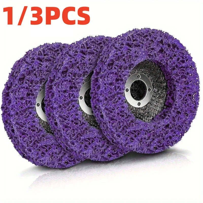 100mm Coral Poly Strip Disc – Rust & Paint Removal Abrasive Wheel Abrasive Strip Disc Oasis Select