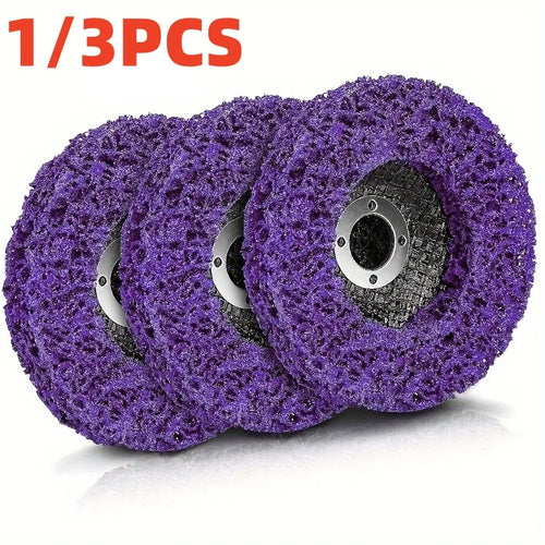 100mm Coral Poly Strip Disc – Rust & Paint Removal Abrasive Wheel Abrasive Strip Disc Oasis Select
