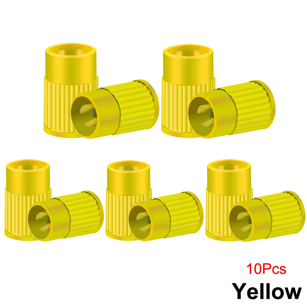 Tire Stem Valve Caps Core Remover Tool Plastic Dust Universal Cars