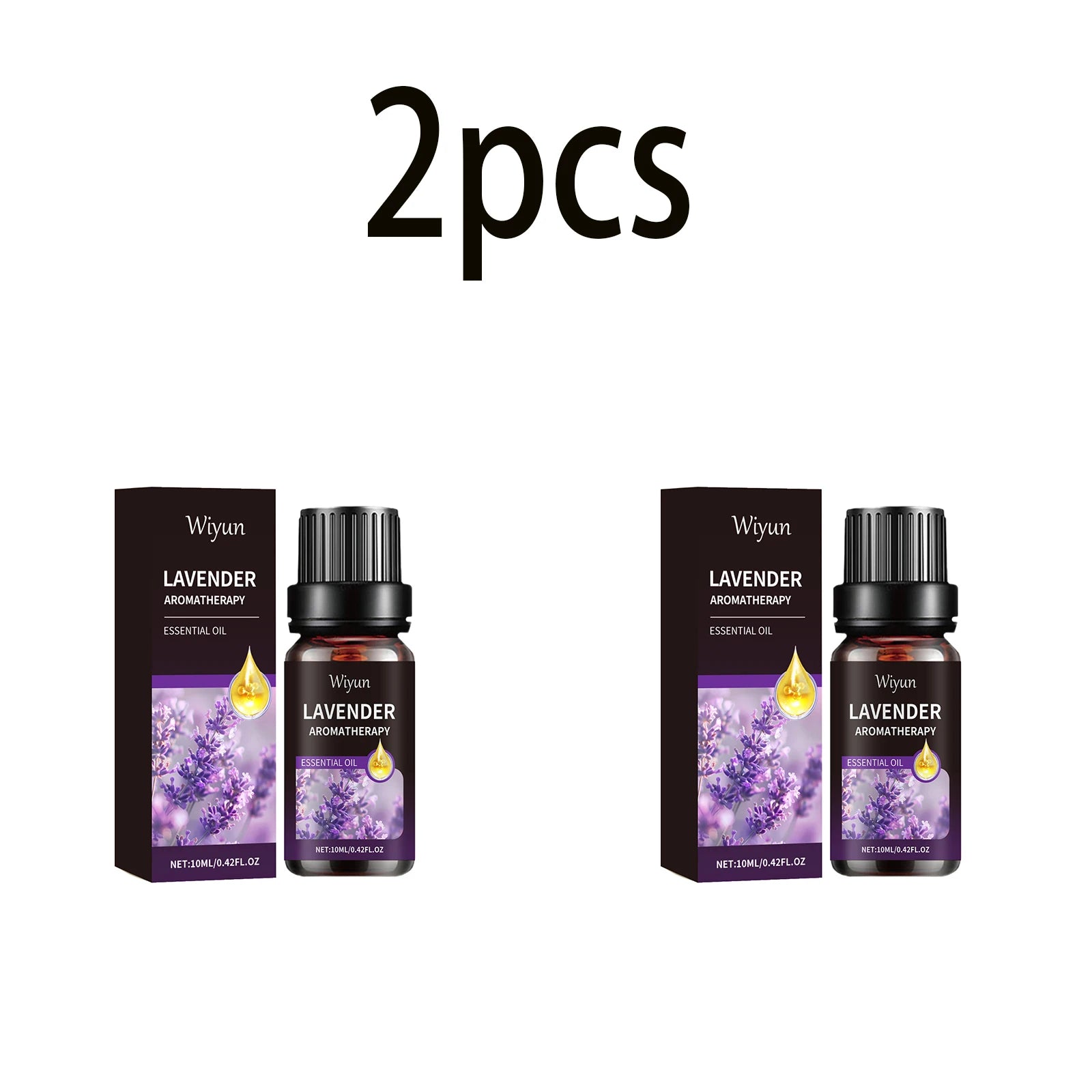 Lavender Essential Oil Moisturizing Nourishing Face Skin Hair Soft Shine Multi-functional Care Oil Oasis Select 10mlx2boxed