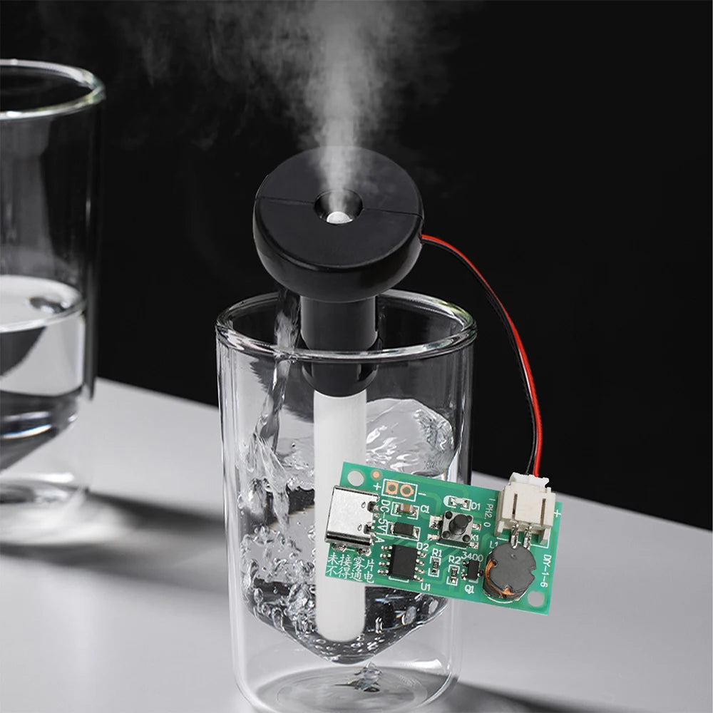 DC 5V Ultrasonic Atomization Maker Mist Atomizer 500MA DIY Humidifier Type-C Interface Electronic Component Kit Oasis Select