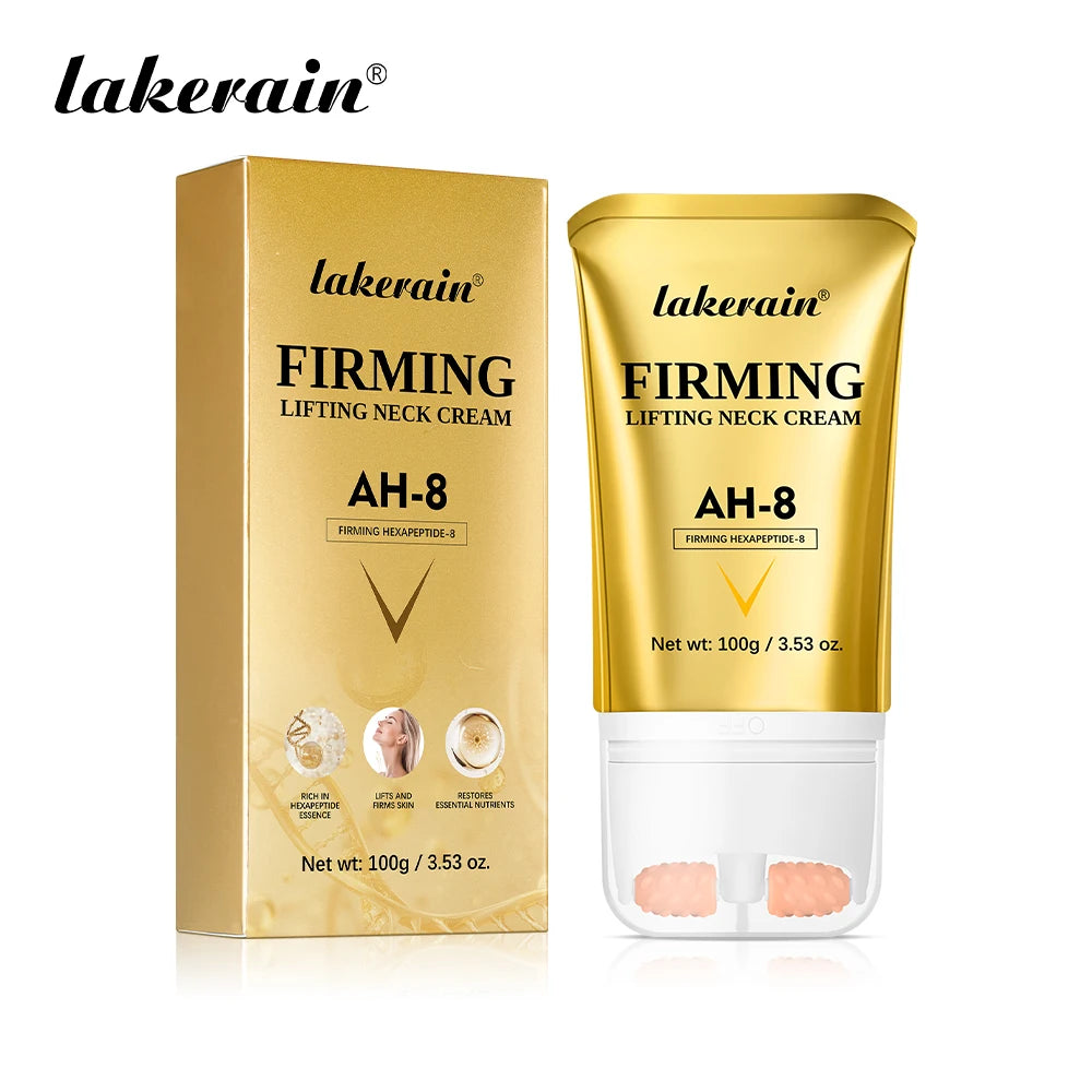 Lakerain AH-8 Firming Neck Cream & Roller – 100g