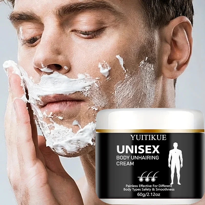 YUITIKUE Painless Body Depilatory Cream – All Skin Types 60g