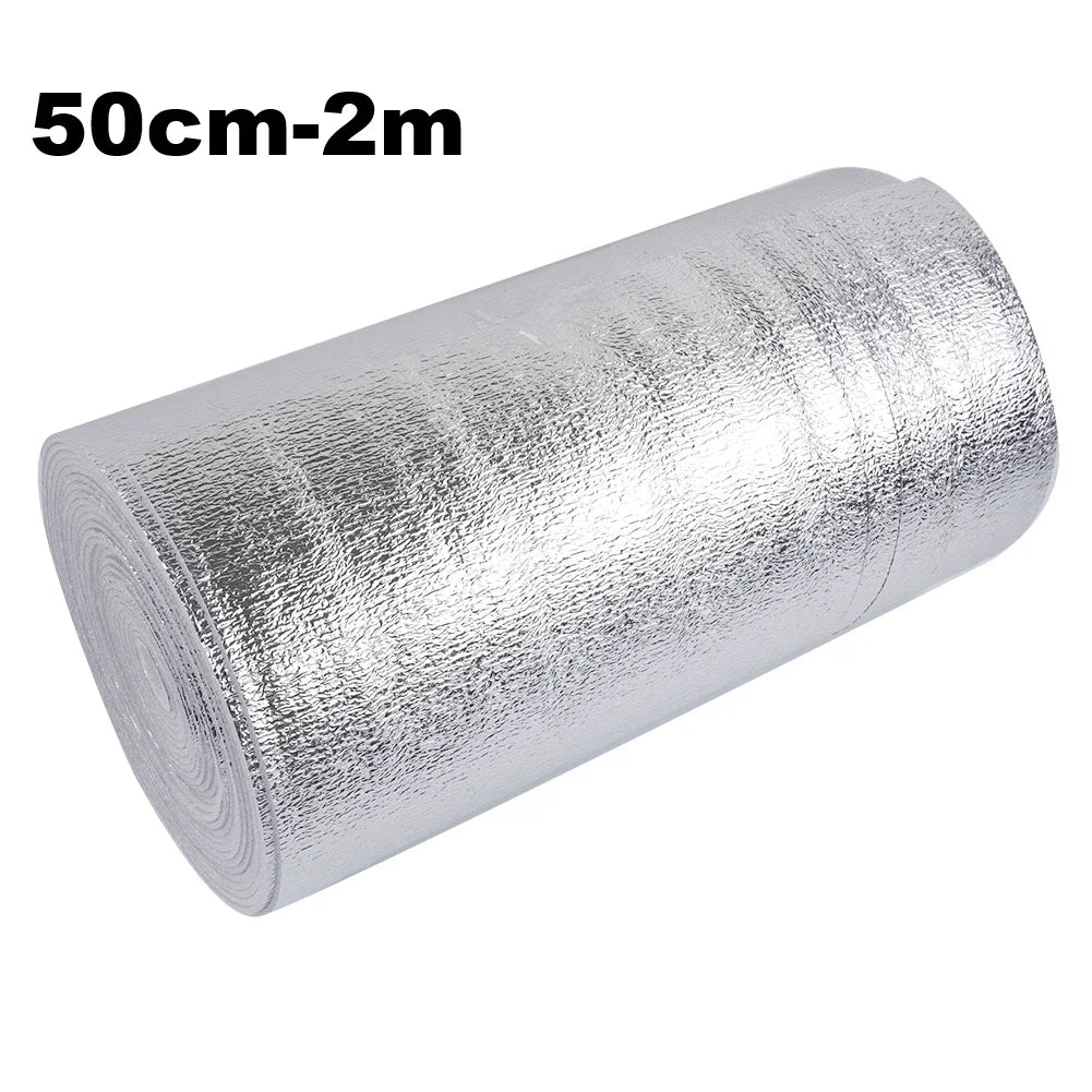 PET Aluminum Foil Radiator Reflective Thermal Insulation Film Roll Thermal Insulation Film Oasis Select 50cm-2m