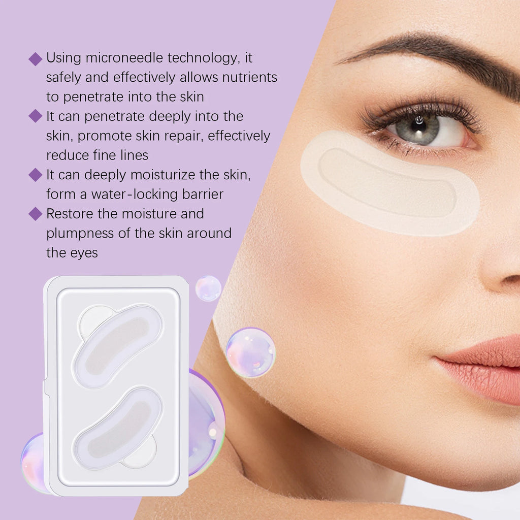 Collagen Microneedle Eye Patches – Dark Circles & Anti-Wrinkle Microneedle Eye Patch Oasis Select
