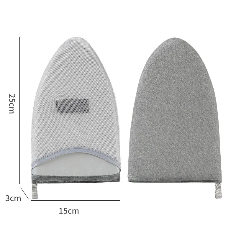 Portable Handheld Ironing Board with Heat Compact for Travel and Home Use Resistant Glove and Sleeve Garment Steamer Holder Oasis Select