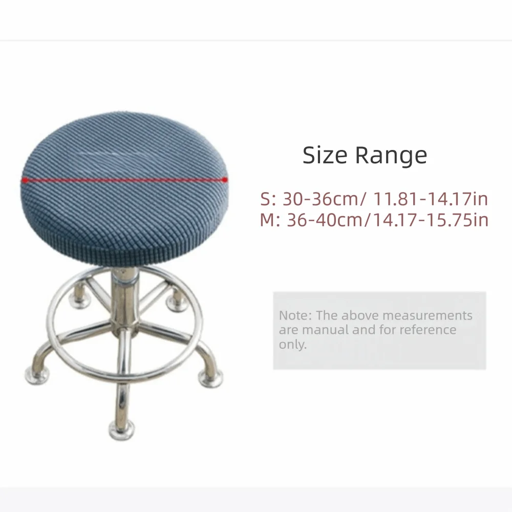 Elastic Round Stool Cover – Washable, Removable, Universal Fit